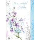 BIRTHDAY CARDS,6's Spreading Bellflower
