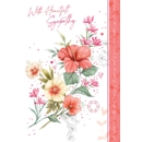 SYMPATHY CARDS,6's Chinese Hibiscus