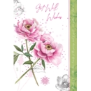 GREETING CARDS,Get Well 6's Common Peony