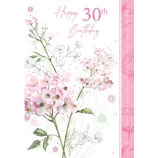 AGE 30 CARDS,Female 6's Multiflora Rose