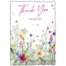 THANK YOU CARDS, 6's Wild Flowers