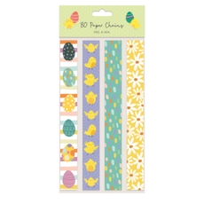 PAPER CHAINS,EASTER 80's Peel & Seal 4 Assorted H/pk
