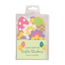 EASTER STICKERS,Felt Eggs/ Flowers 16's H/pk