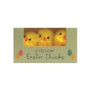 EASTER CHICKS,Chenille Medium 6's Yellow 4.5cm Boxed