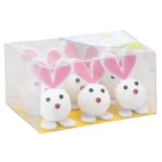 POM POM BUNNIES,6's Boxed