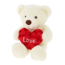 BARNEY BEAR,with Heart 20cm (Keeleco)