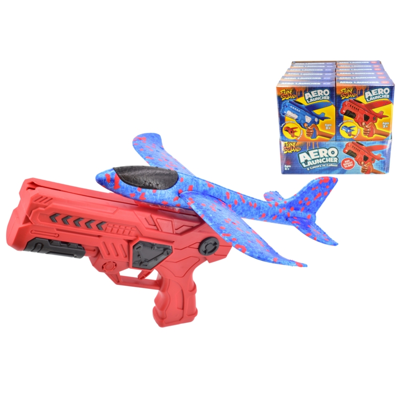 AERO LAUNCHER,Foam Glider 24cm Wing Span Age 3+ Boxed CDU