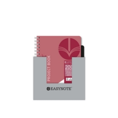PROJECT BOOK,Easynote,A5 Twin Wire Classic Colours 200pg