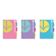 PROJECT BOOK,Easynote,A5 Twin Wire Bright Colours 200pg