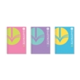 NOTEBOOK,Easynote,A5 Twin Wire Bright Colours 180pg