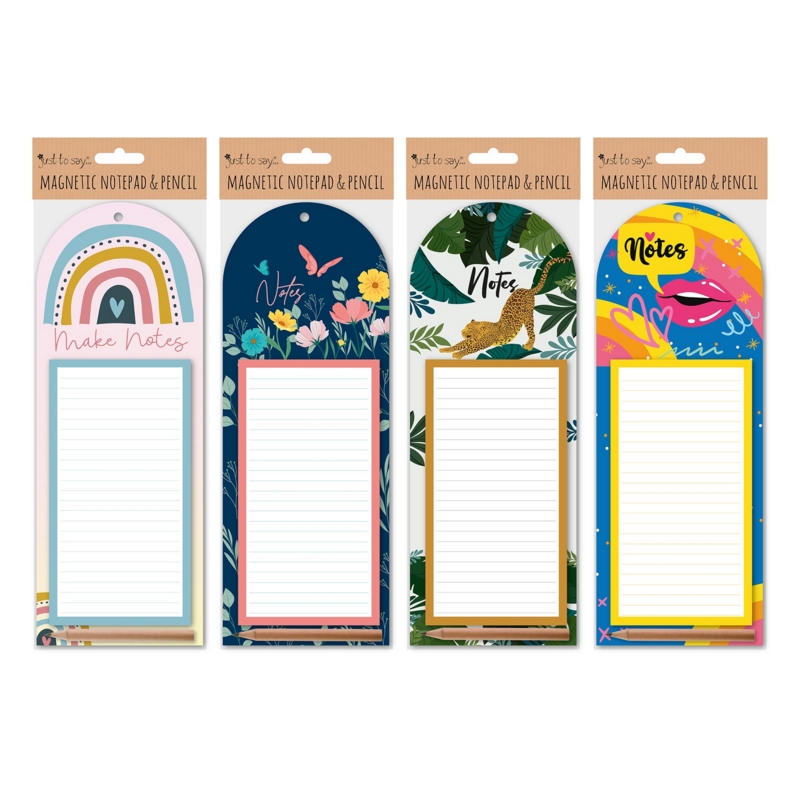 NOTEPAD & PENCIL,Magnetic Illustrated