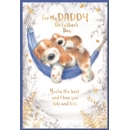 FATHER'S DAY CARDS,Daddy 6's Dogs in Hammock