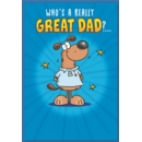 FATHER'S DAY CARDS,Dad 6's Great Dad