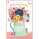 MOTHER'S DAY CARDS,Mothering Sunday 6's Floral Vase