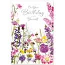 GREETING CARDS,Birthday 6's Wild Flowers