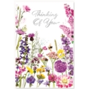 GREETING CARDS,Thinking of You 6's Wild Flowers