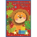 GREETING CARDS,Birthday 6's Lion