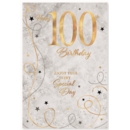 GREETING CARDS,Age 100 6's Streamers & Stars