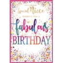 GREETING CARDS,Niece 6's Text & Dots