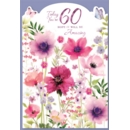 GREETING CARDS,Age 60 Female 6's Floral