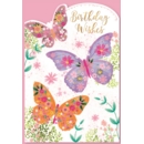 GREETING CARDS,Birthday 6's Butterflies