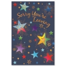 GREETING CARDS,Sorry You're Leaving 6's Stars