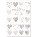 GREETING CARDS,Wedding Day 6's Assorted Hearts