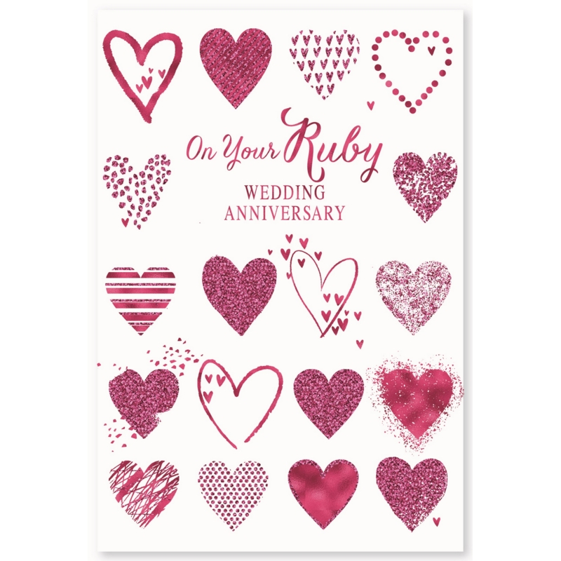 ANNIVERSARY CARDS,Your Ruby 6