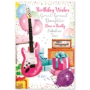BIRTHDAY CARDS,Great Grandd'tr 6's Electric Guitar