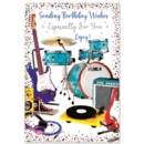 GREETING CARDS,Birthday 6's Drum Kit