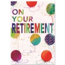 GREETING CARDS,Retirement 6's Balloons