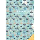 GIFT WRAP COLLECTION, Sea Breeze (10 Sheets/22Tags)