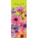 SHOPPING LIST PAD,Anemones (Magnetic)