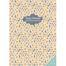 GIFT WRAP COLLECTION,Hazy Daisies (10 Sheets/22 Tags)