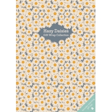 GIFT WRAP COLLECTION,Hazy Daisies  (10 Sheets/22 Tags)