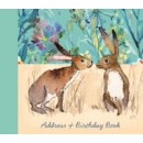 ADDRESS & BIRTHDAY BOOK, Kissing Hares
