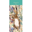 SHOPPING LIST PAD,Kissing Hares (Magnetic)