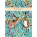GIFT WRAP COLLECTION,Kissing Hares  (10 Sheets/22 Tags)