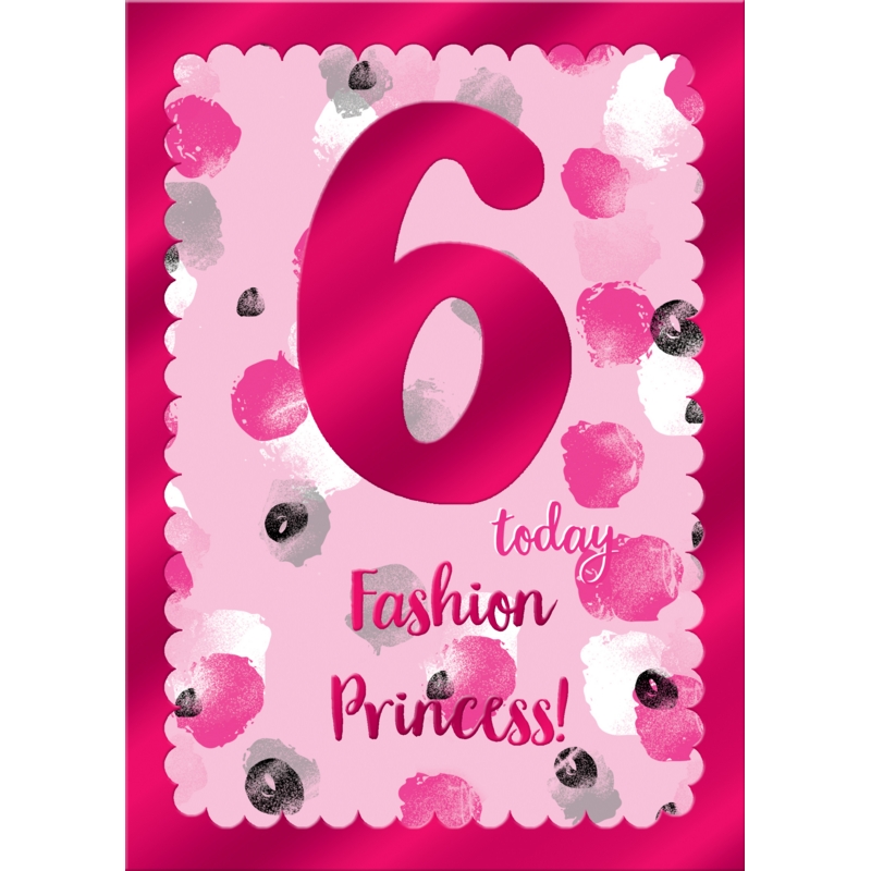 AGE 6 CARDS,Female 6