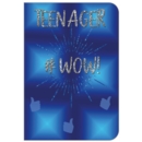 TEENAGER CARDS, 6's Male Blue Text #Wow!(Was 1.15)