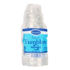TUMBLER,Clear 25cl 25's