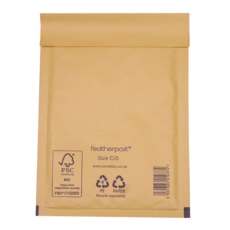 PADDED ENVELOPES,C0 Gold (Featherpost)