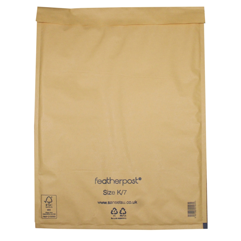 PADDED ENVELOPES,K7 Gold (Featherpost) CG010