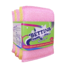 SPARKLY DELICATE SPONGES 5pc Assorted Colours,        B3945