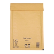 PADDED ENVELOPES,D1 Gold (Featherpost) (Bulk)