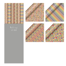 ROLLWRAP,3m Printed Kraft 1472