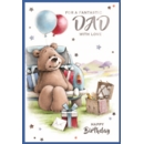 BIRTHDAY CARDS,Dad 6's Bear & Picnic Basket