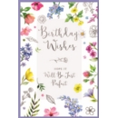 BIRTHDAY CARDS,6's Wild Flowers