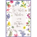GREETING CARDS,Get Well 6's Wild Flowers
