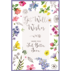 GET WELL CARDS, 6's Wild Flowers